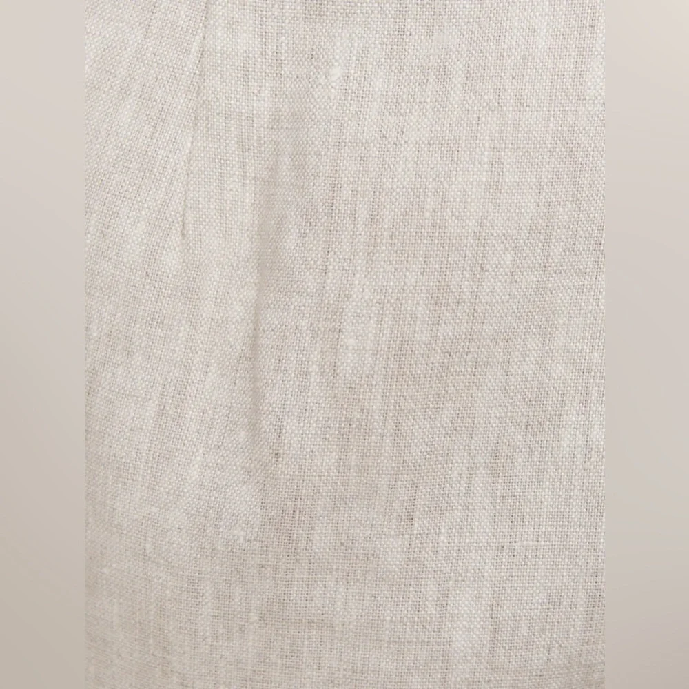 Reformation Alex Linen Mid Rise Pant, Size 6